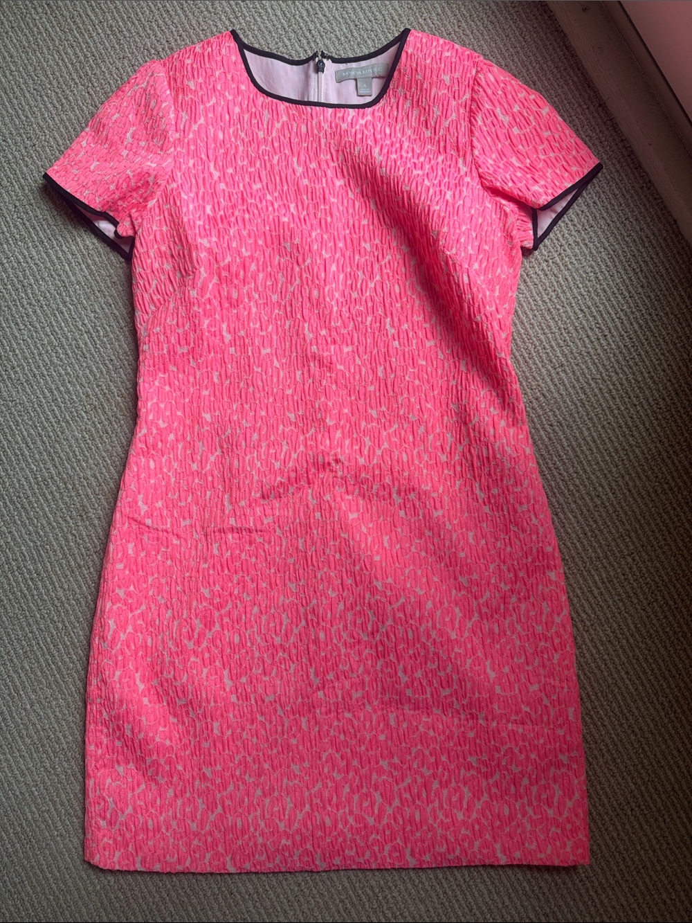 Banana Republic Women’s Bright Pink Short Sleeve Dress